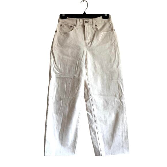 Madewell the perfect vintage wide-leg crop jeans vintage canvas size 25 petite - Picture 2 of 8